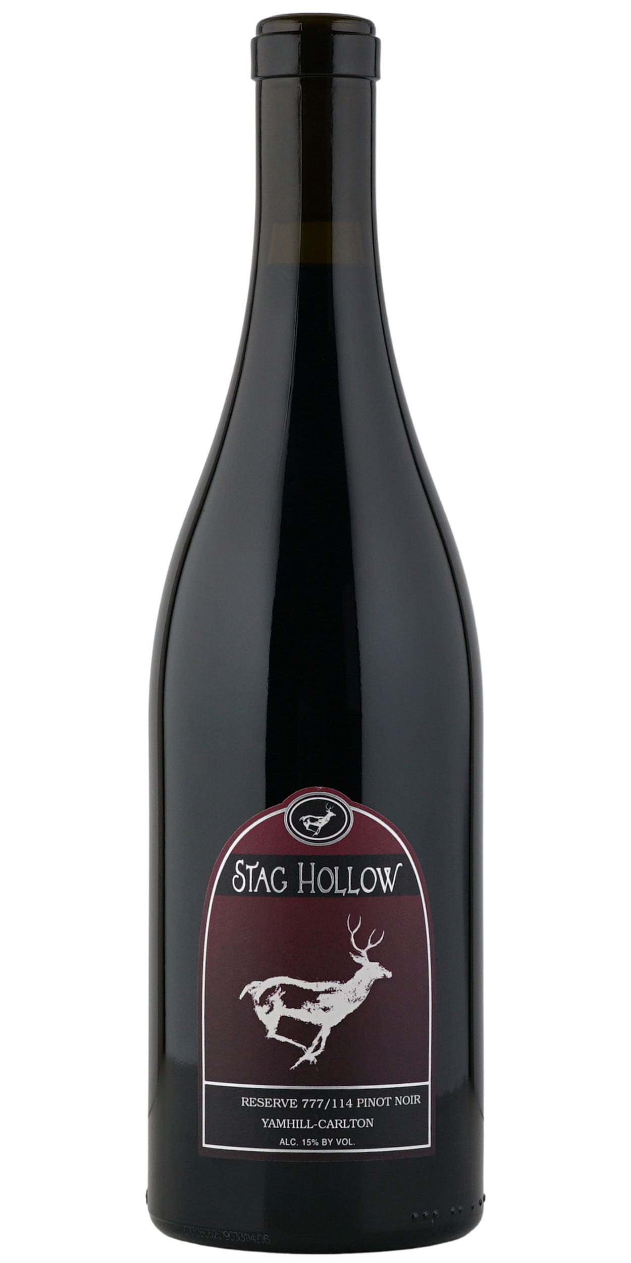 Bottle of Stag Hollow Reserve Pinot Noir