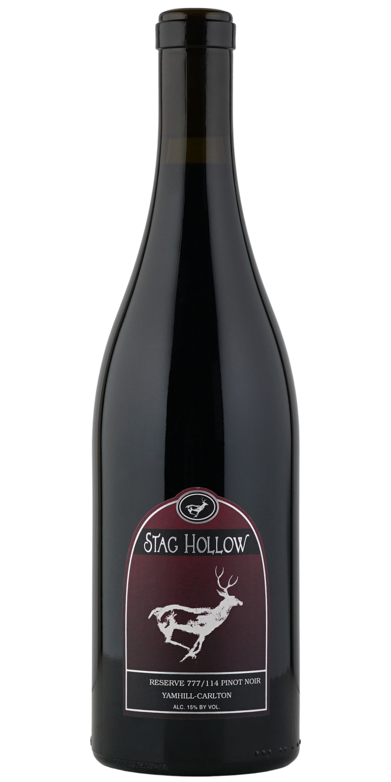 Bottle of Stag Hollow Reserve Pinot Noir